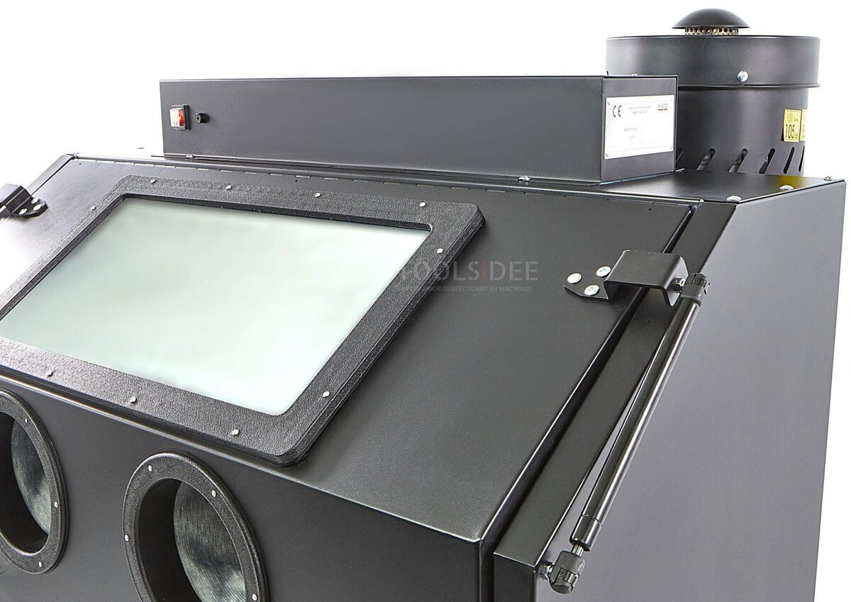 HBM SBC 500 sprængningsboks med ekstraktion CE - SORT HBM SBC 500 sprængningsboks med ekstraktion CE - SORT