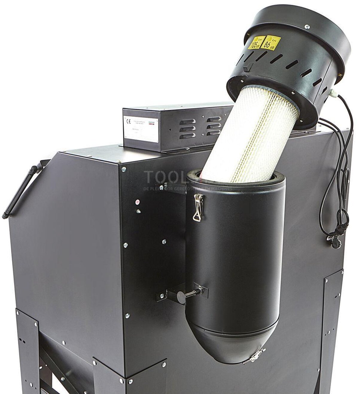 HBM SBC 500 sprængningsboks med ekstraktion CE - SORT HBM SBC 500 sprængningsboks med ekstraktion CE - SORT