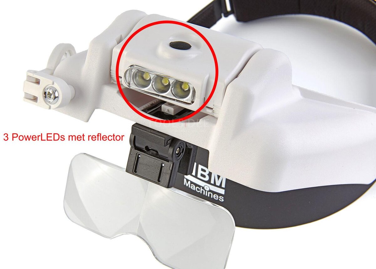 HBM Luxe Loupe Bril met 5 Lenzen
