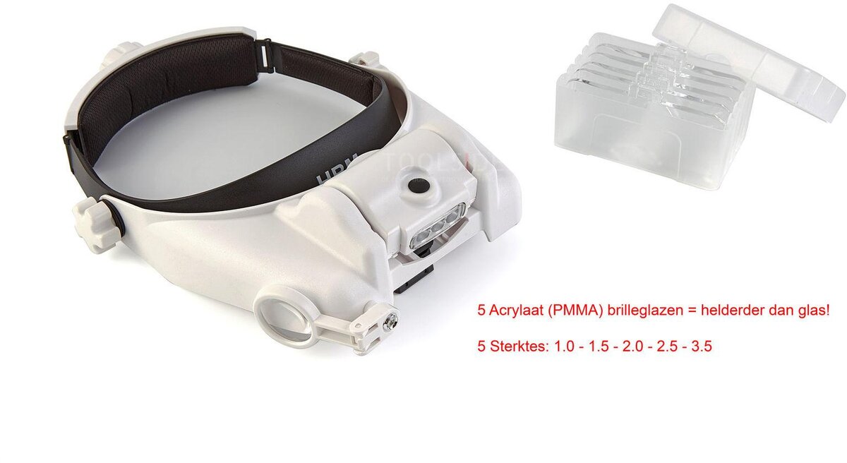 HBM Luxe Loupe Bril met 5 Lenzen
