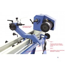 HBM 1100 Variabel tre dreiebenk med kopimaskin HBM 1100 Variabel tre dreiebenk med kopimaskin