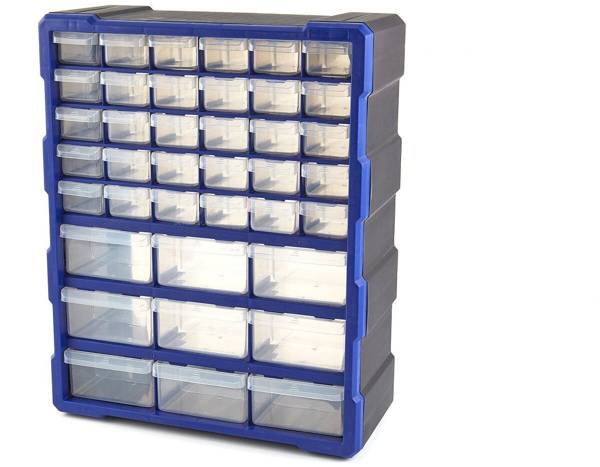 HBM 39 skuffer Kommode, sortiment skap, lagringssystem