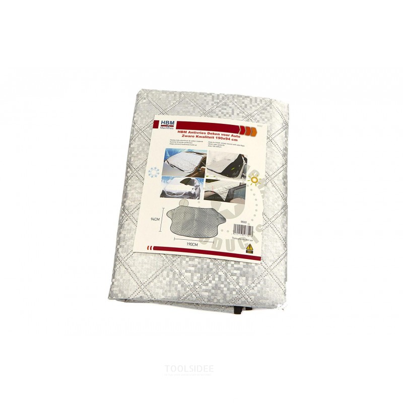 Hbm frostvæske tæppe til bil, tung kvalitet 190 x 94 cm