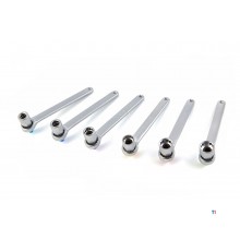 HBM 7-piece brake fluid drain key set