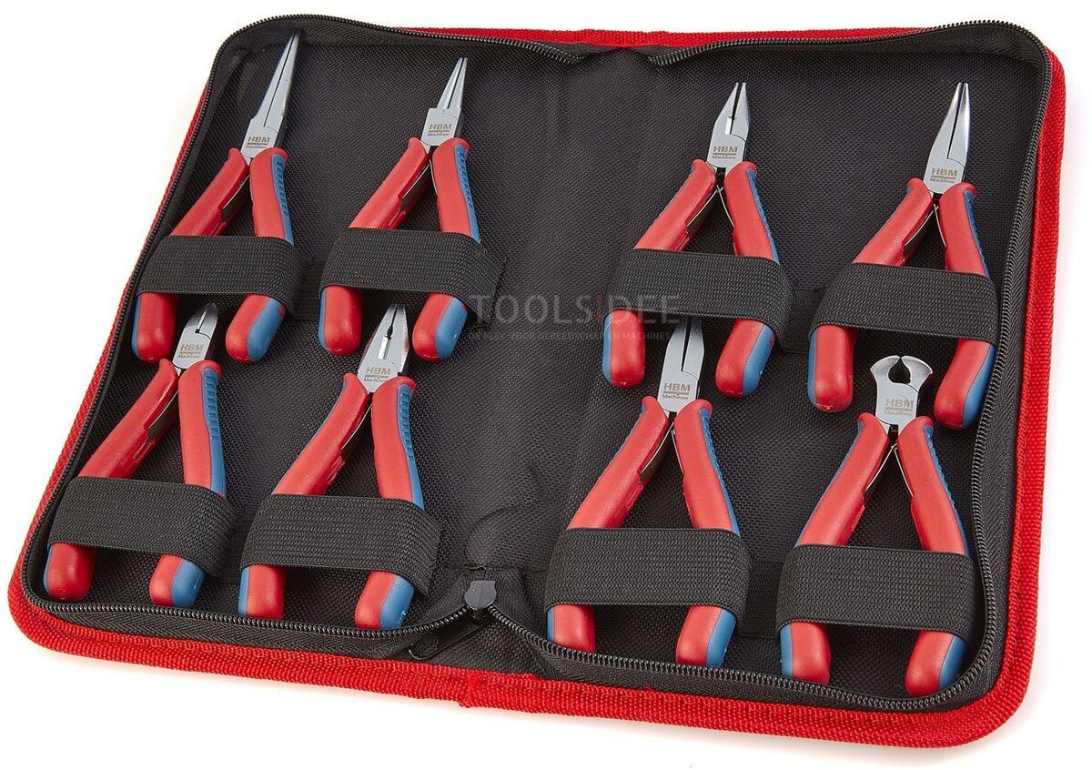 HBM professional 8-piece precision pliers set