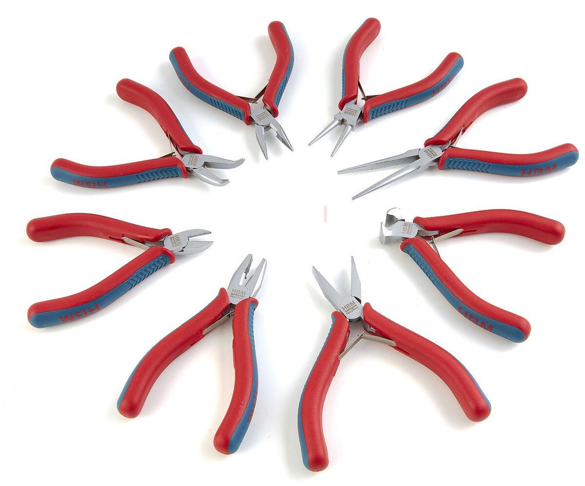 HBM professional 8-piece precision pliers set