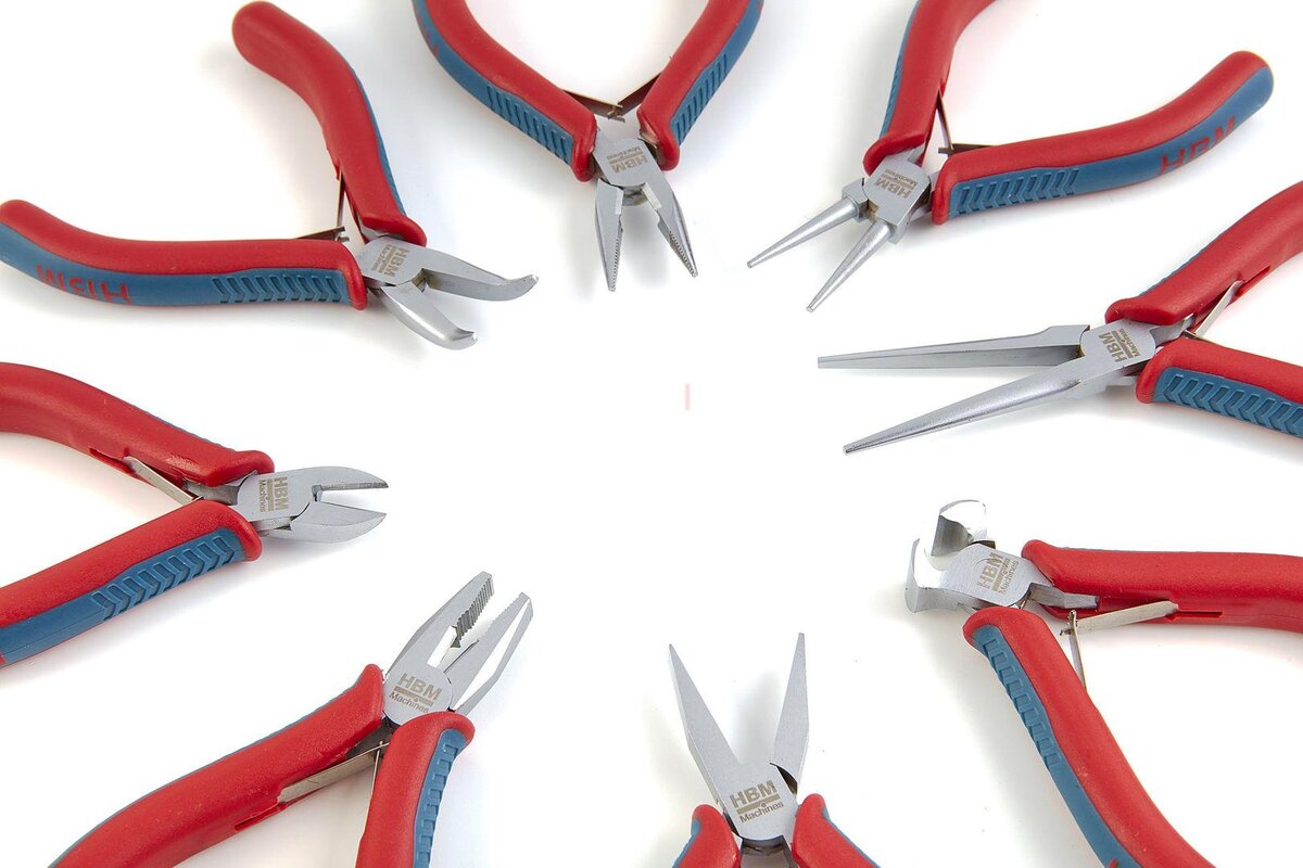 HBM professional 8-piece precision pliers set