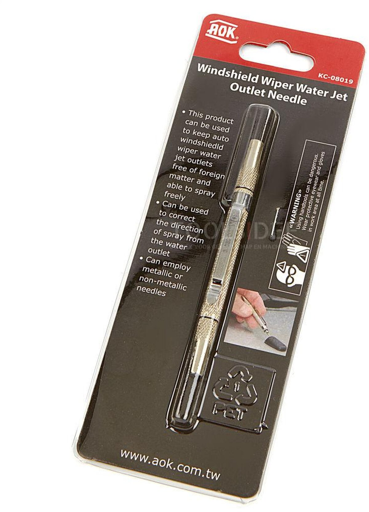 HBM Ruitensproeier Afstel / Schoonmaak Gereedschap Set
