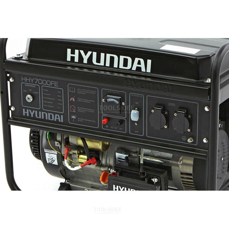 Генератор hyundai hhy7000fe