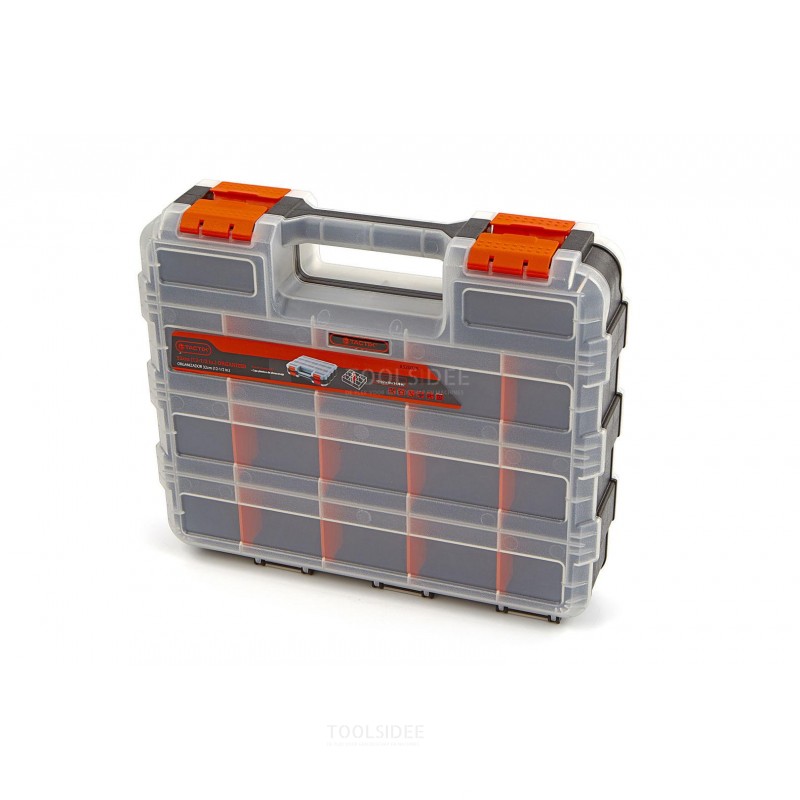 HBM professional assortment box double-sided 32 x 26 x 8 cm with 30 compartments