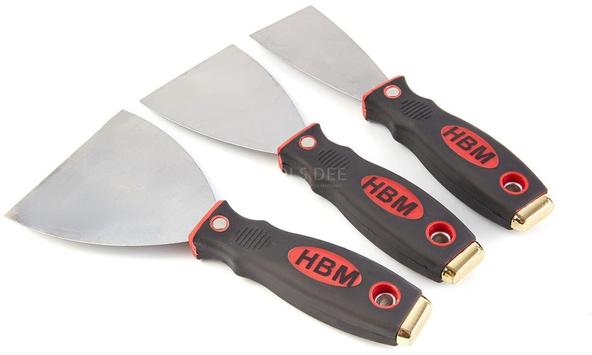 HBM 3-Piece Putty Knife Set