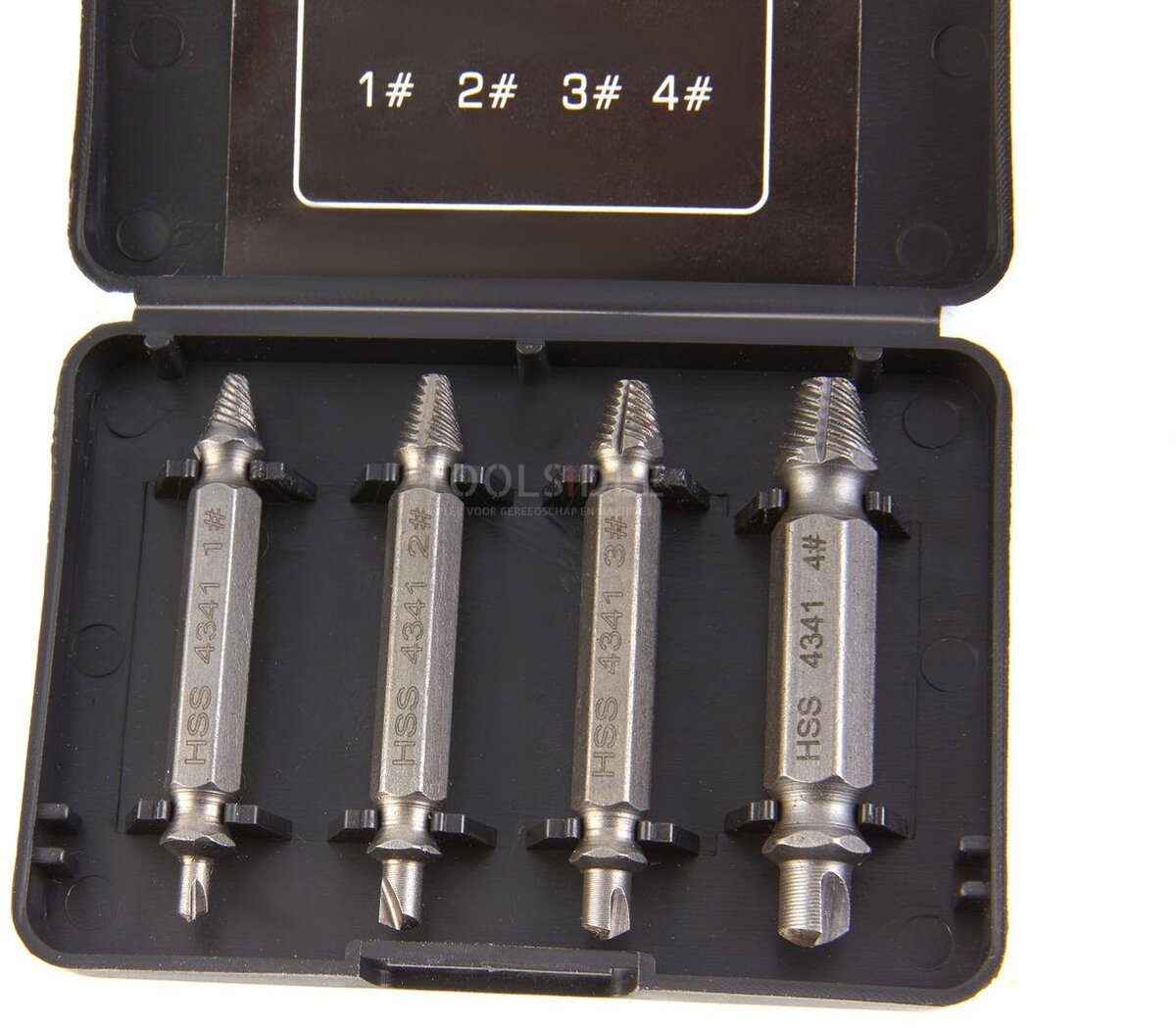 HBM 4-teilige verrückte Schrauben Removerset Modell Grabit