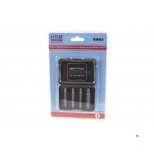 HBM 4-teilige verrückte Schrauben Removerset Modell Grabit