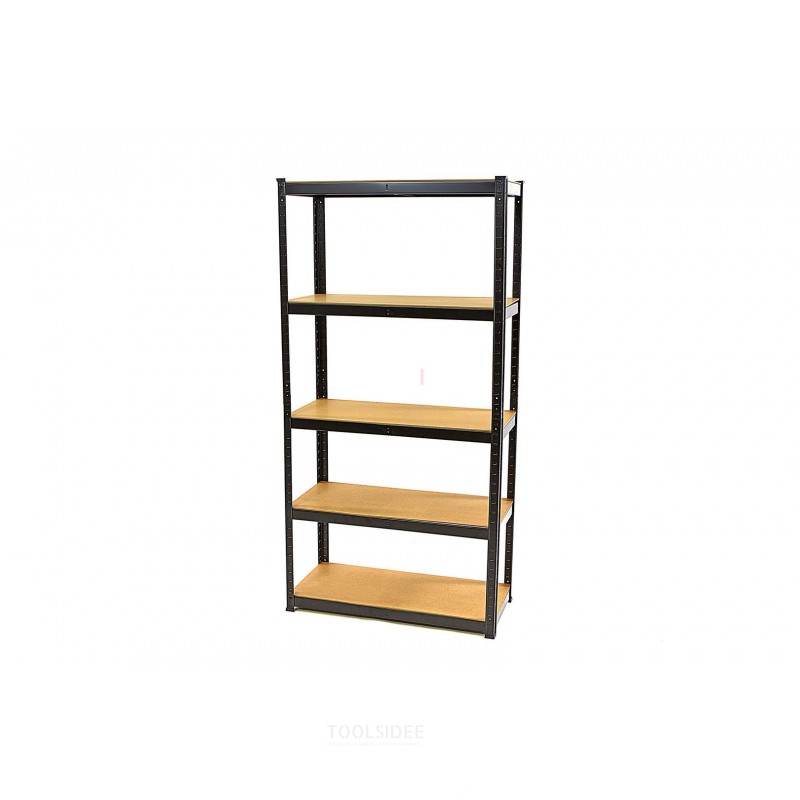 HBM 2-part professional shelf rack / garage rack 5 x 175 kg