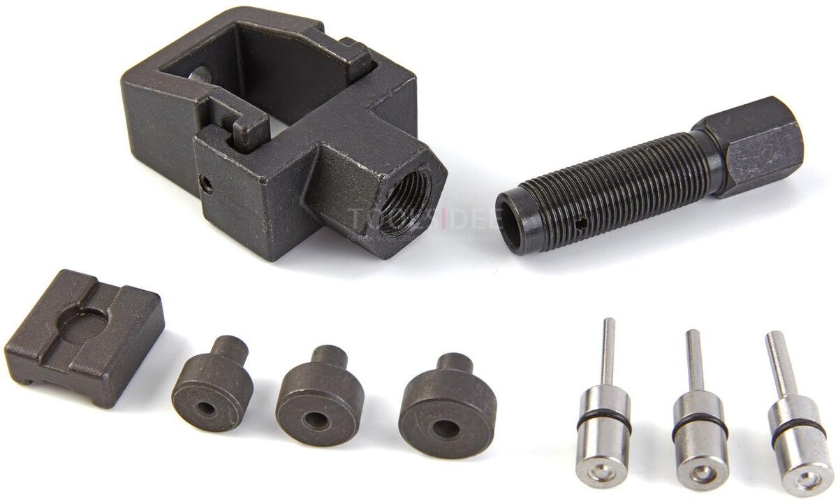 HBM Professionele Kettingpons en klink Set
