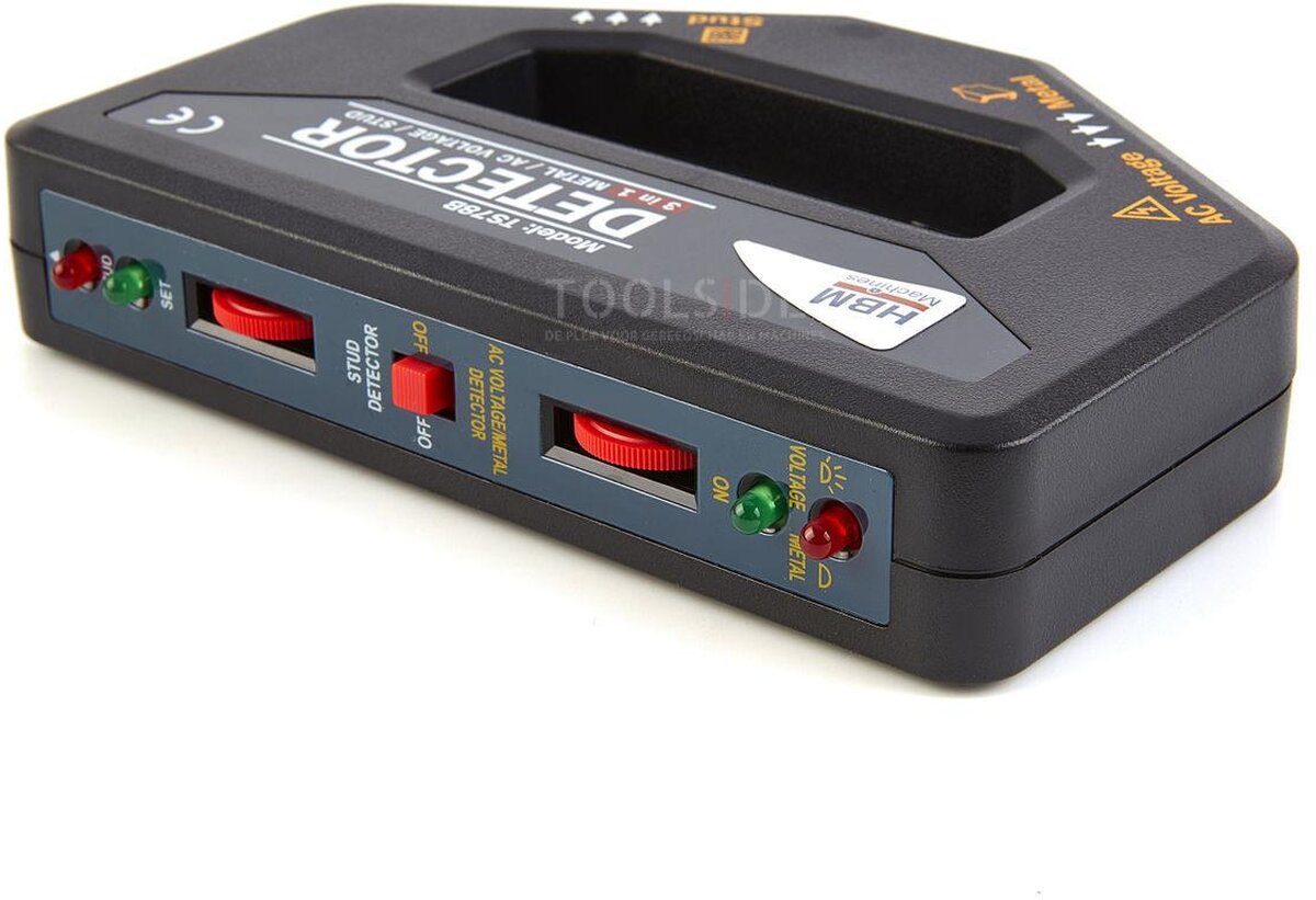 HBM 3 in 1 Steunbalk, Metaal en Stroomdraad Detector

