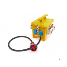 HBM 4 x 400 volt and 2 x 230 volt distribution block, power strip - ip44