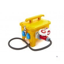 HBM 4 x 400 volt and 2 x 230 volt distribution block, power strip - ip44