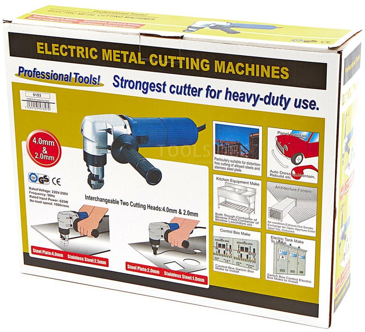 HBM A Knabbelschaar Compleet met 2 koppen voor Binnen en Buiten
