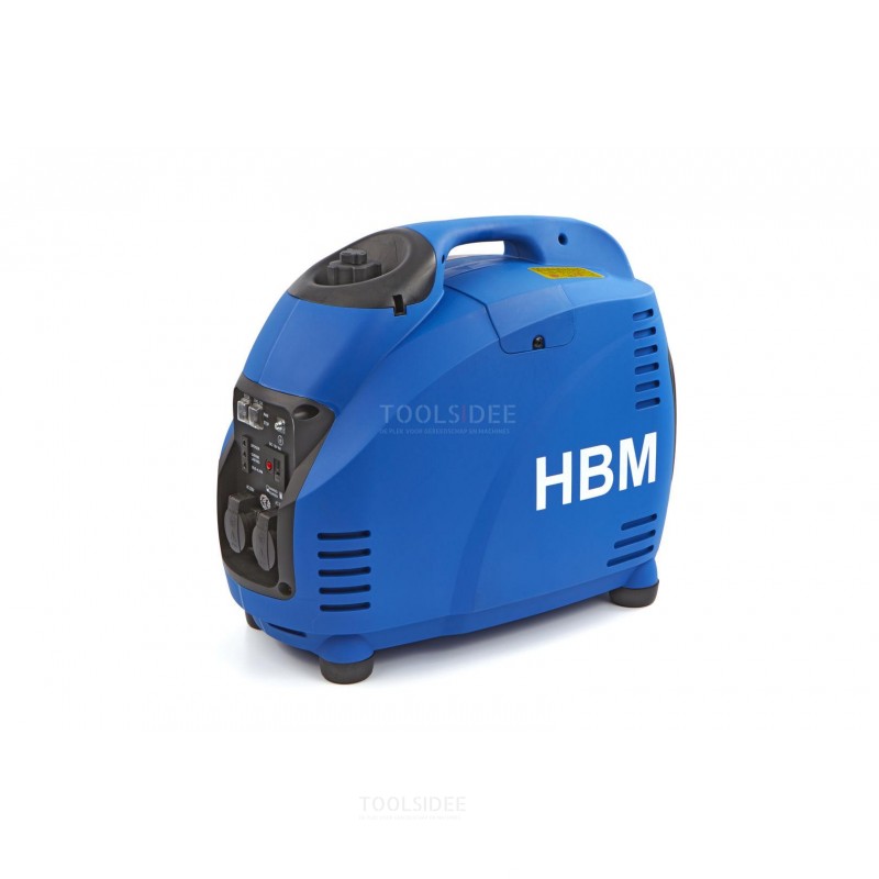 Generatore HBM 2000 watt, inverter, generatore con motore a benzina
