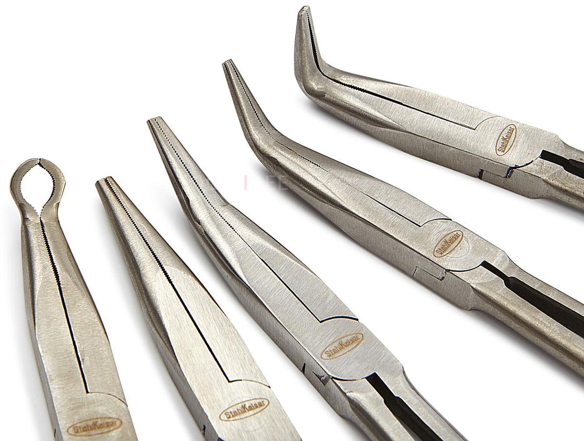 Stahlkaiser 5 stykke lange tenger sett 275 mm