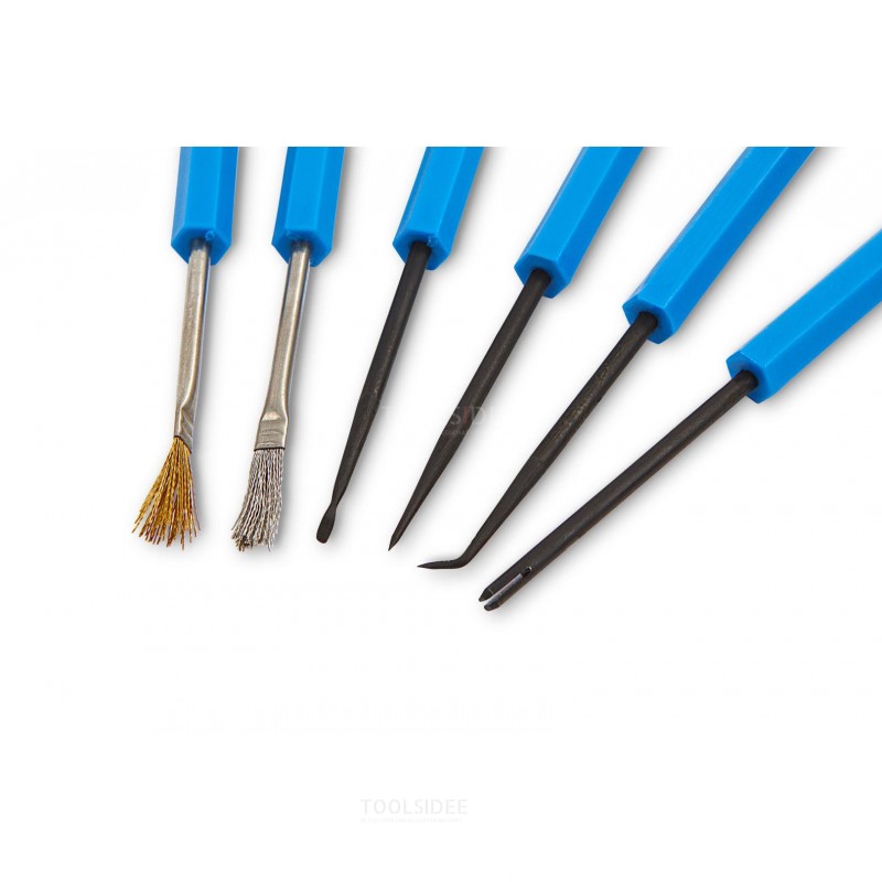 Silverline 6-piece soldering brush tool set