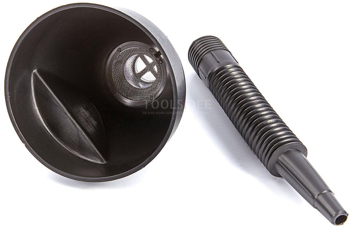 HBM 140 mm plastic funnel with spout