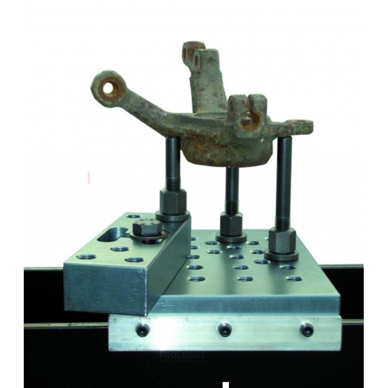 HBM universally adjustable press block for workshop press