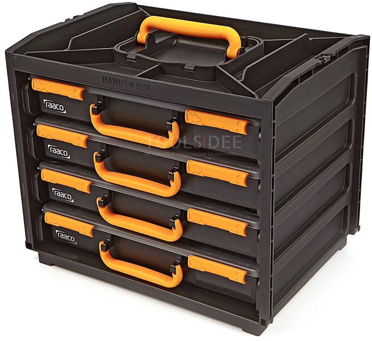 Raaco 127448 5 Delige Assortimentskoffer - 376 x 265 x 310 mm
