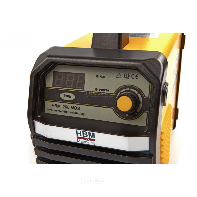 HBM 200 A Inverter Schweißgerät mit Digitalanzeige und IGBT-Technologie