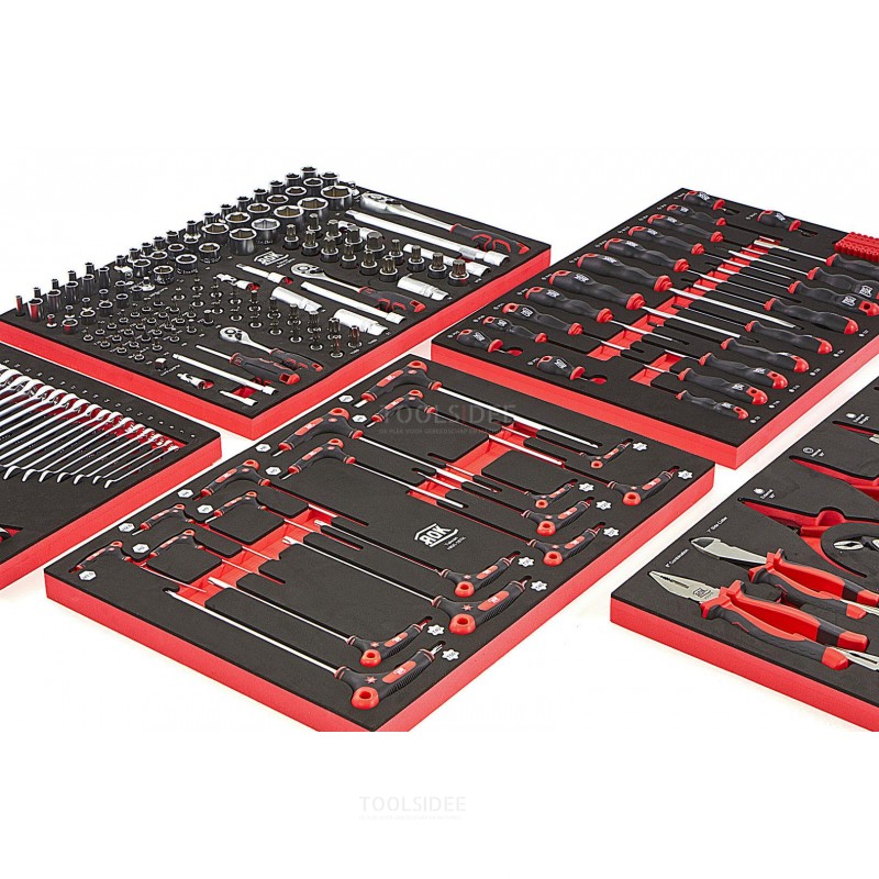 AOK Professional 249 Piece Filled Tool Trolley