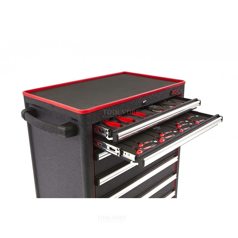 AOK professional 249-piece filled tool trolley