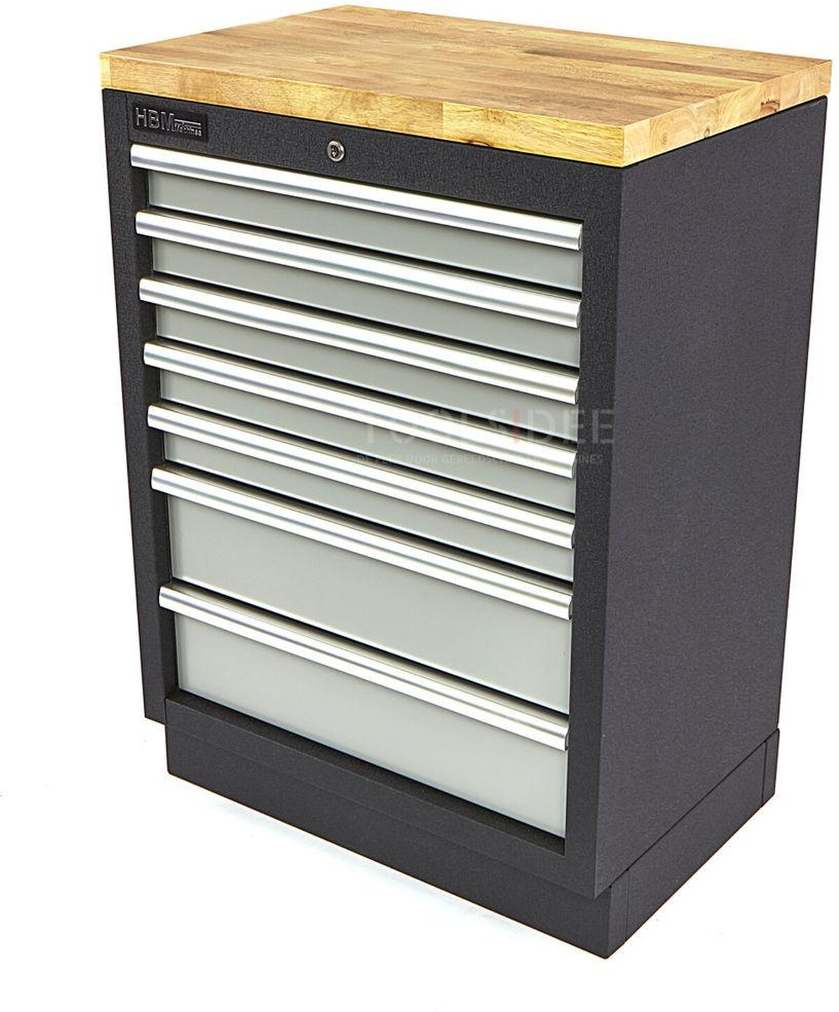 HBM 7 Laden Professionele Gereedschapskast voor Werkplaatsinrichting
