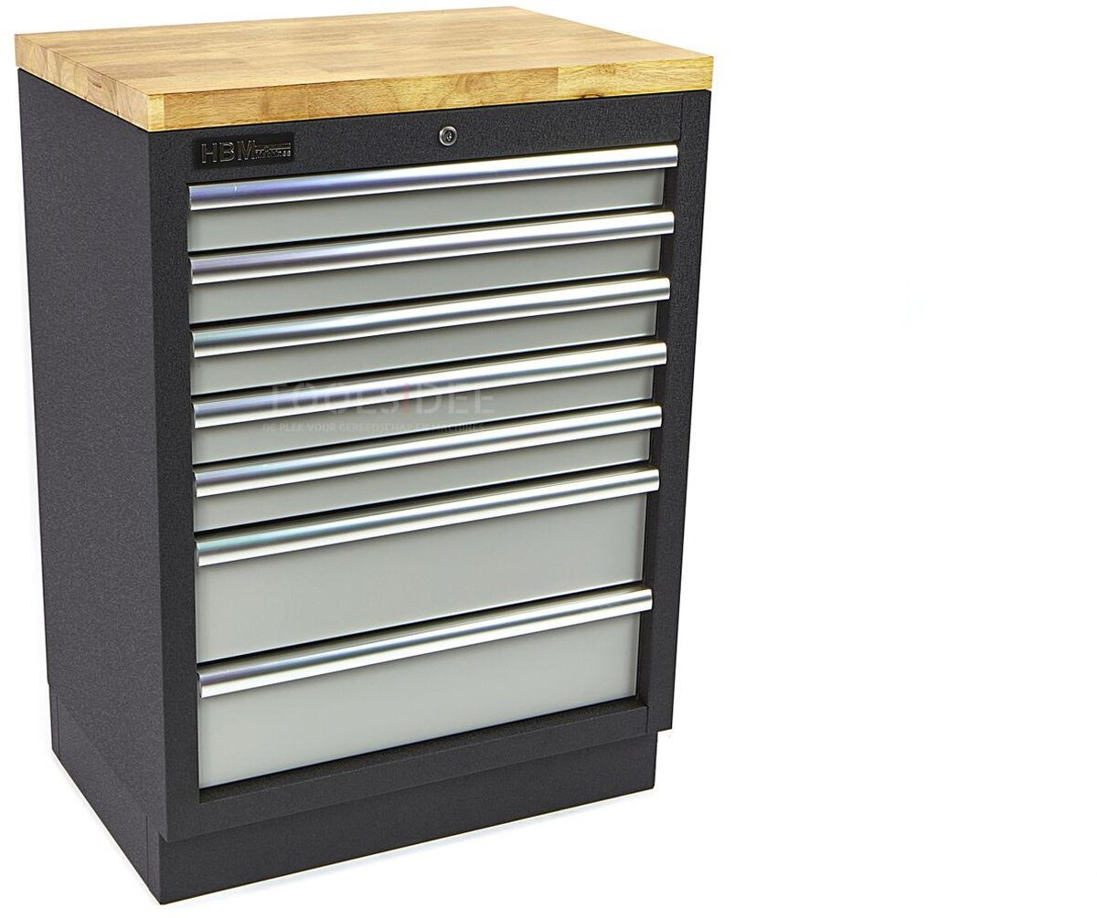 HBM 7 Laden Professionele Gereedschapskast voor Werkplaatsinrichting
