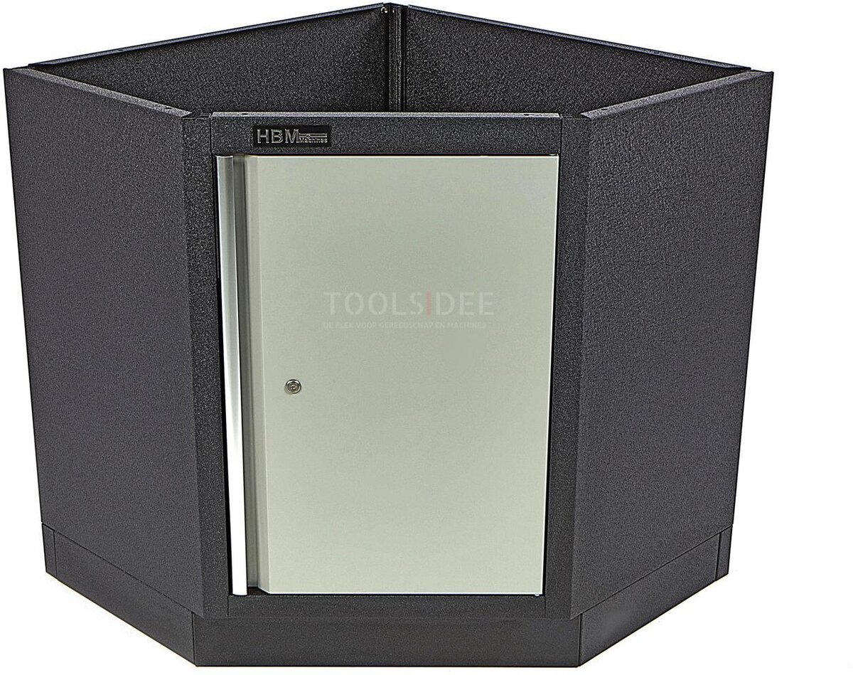 HBM corner base cabinet with door for workshop equipment