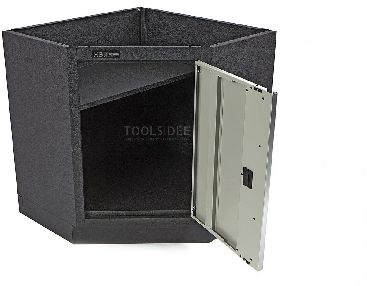 HBM corner base cabinet with door for workshop equipment