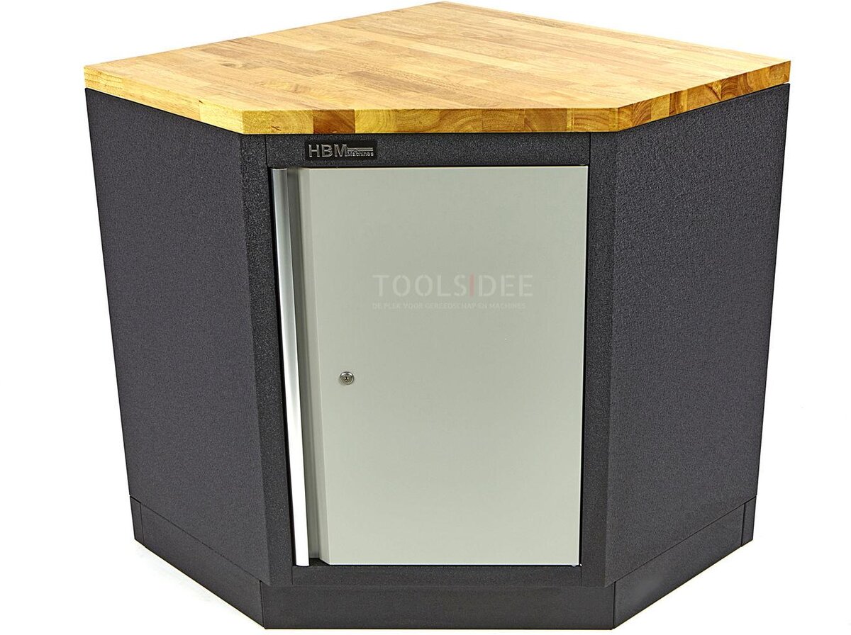 HBM corner base cabinet with door for workshop equipment