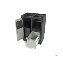 HBM waste bin and paper holder for workshop equipment
