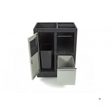 HBM waste bin and paper holder for workshop equipment