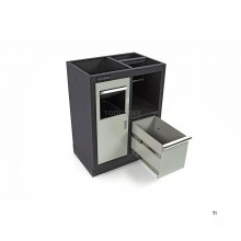 HBM waste bin and paper holder for workshop equipment