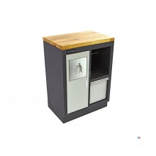 HBM waste bin and paper holder for workshop equipment