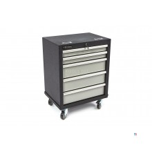 HBM 5 lådor Professionell verktygsvagn för verkstadsutrustning