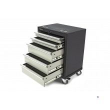 HBM 5 lådor Professionell verktygsvagn för verkstadsutrustning