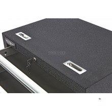 HBM 5 lådor Professionell verktygsvagn för verkstadsutrustning