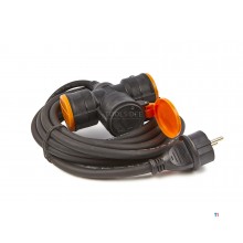 Relectric PRO verlengsnoer 5 mtr 3-voudig 3x1,5mm
