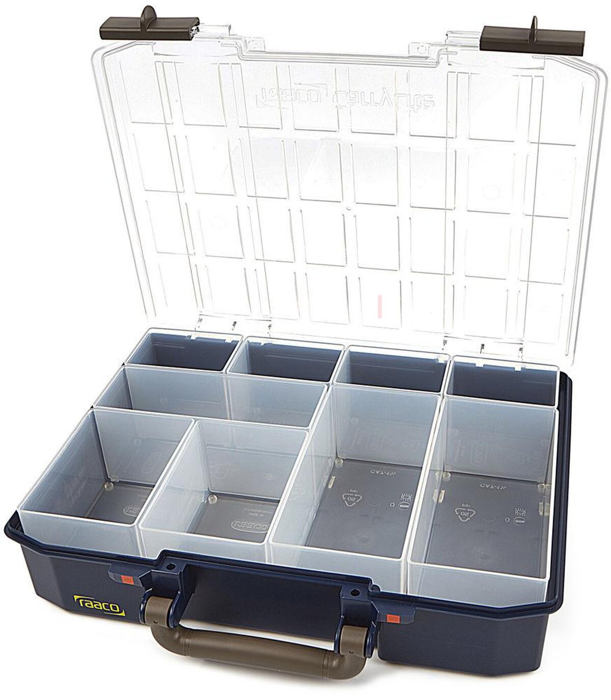 raaco carrylite 80 4x8-9 organizer incl. 9 insert boxes - 143608