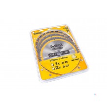  DEWALT DT1963-QZ 3-osainen pyörösahanteräsarja 250x30mm 2x24Tands 1x48Tands