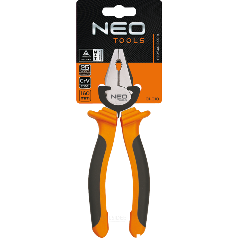 neo combination pliers 160mm din 5746