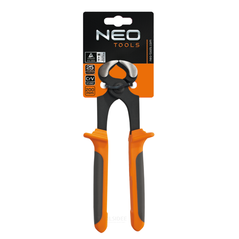 neo end cutting pliers 180mm crv steel