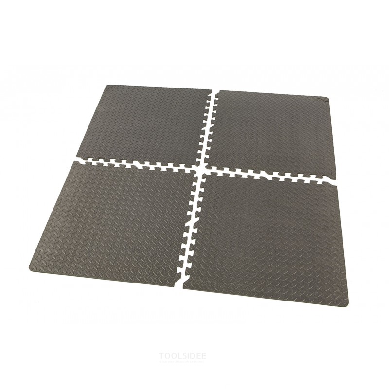 HBM 4-piece foam floor tile set for floor protection